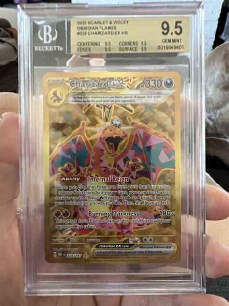 Pokémon TCG Charizard ex SV03 Obsidian Flames 228 197 Holo Hyper Rare