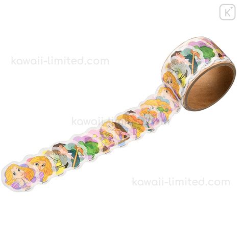 Japan Disney Store Seal Sticker Roll Rapunzel Kawaii Limited