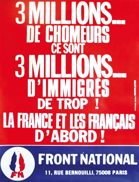 Affiche Du Front National