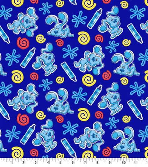 Blues Clues School Supplies Cotton Fabric | JOANN Thailand