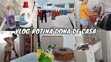 Vlog Rotina Dona De Casa Lavei Roupas Fiz Bolo De Cenoura