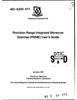 Fillable Online Fort Knox Mission Training Complex U S Army