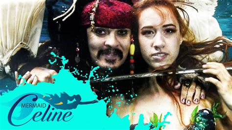 Captain Jack Sparrow Mermaid Celine 🧜‍♀️ Youtube