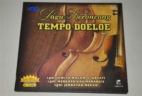 Cd V A Lagu Keroncong Tempo Doeloe Vol Musikupedia