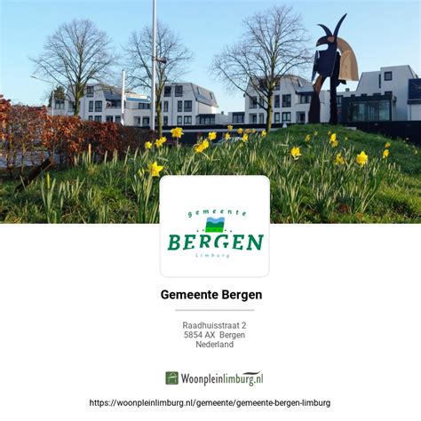 Gemeente Bergen Organization In Bergen Woonplein Limburg