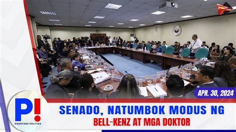 P Kwentong Politiko April Senado Natumbok Modus Ng Bell