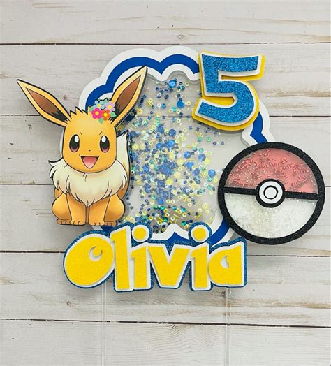 Caketopper Pikachu Shaker Pokemon Number Artofit