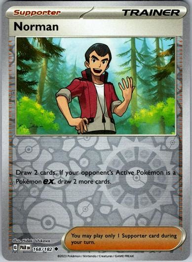 Norman Reverse Holo Ungraded Pokemon Paradox Rift