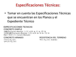 Apuntes Sobre Los Metrado De Elementos Estructurales Ppt