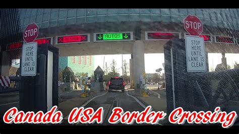 Canada Usa Border Crossing Rainbow Bridge Niagara Falls What