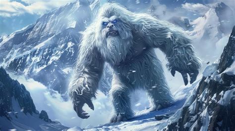 Premium Photo Legend Abominable Snowman