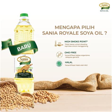 Jual Sania Royale Soya Oil Kedelai L Sania Minyak Goreng Sawit L