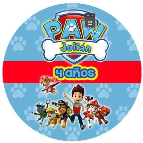 Stickers Paw Patrol STK0456 PIRULETAS SOUVENIRS