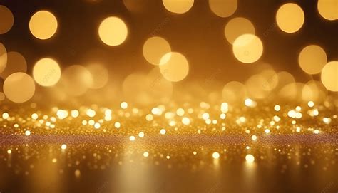 Merry Christmas Golden Glitter Shining Background Merry Christmas