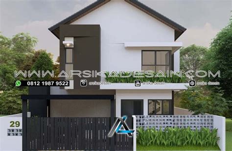 Desain Rumah X Meter Pemilik Ibu Hana Surabaya Arsika