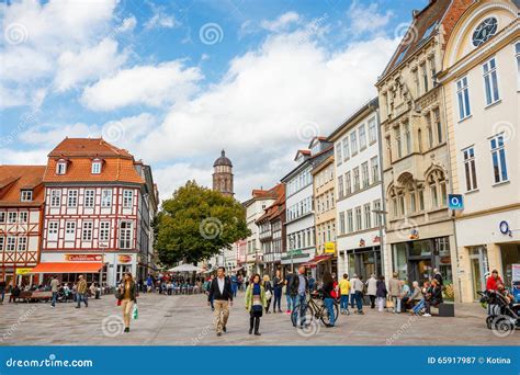 Goettingen, Germany - September 14, 2015 Center of the Goettingen Old ...