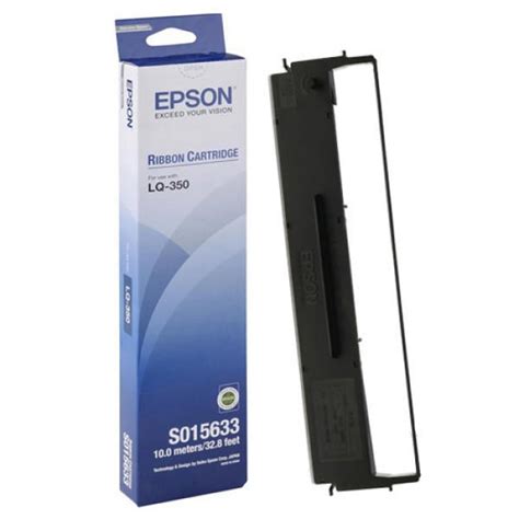 Epson Black Serial Impact Dot Matrix Ink Ribbon Cartridge C S