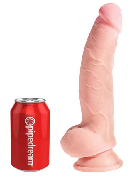 King Cock Plus Dildo Triple Densit Avec Testicules Po