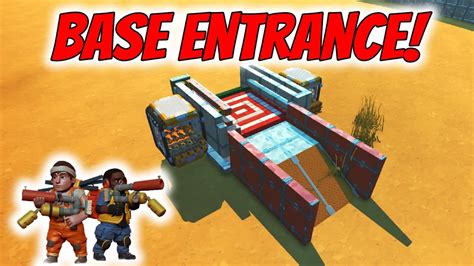 Defence Base Entrance Scrap Mechanic Survival YouTube