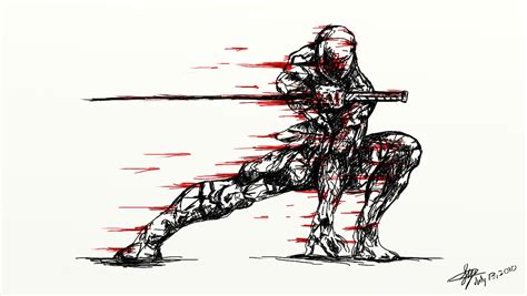 Metal Gear Solid Cyborg Ninja By Sherardyu On Deviantart