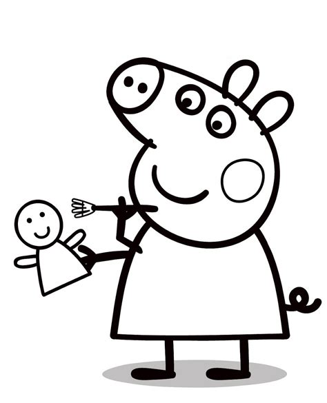 Dessins De Coloriage Peppa Pig Imprimer Sur Laguerche Page