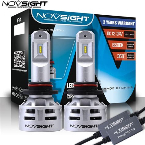 Novsight LED H4 Hi Lo Beam H7 H11 H1 9005 9006 H3 Car LED Headlight