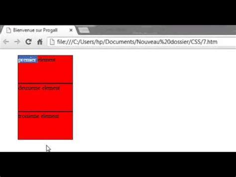 Tuto 7 Display En CSS YouTube