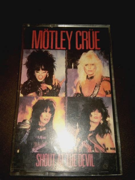 Motley Crue Shout At The Devil Cassette Tape Elektra Asylum