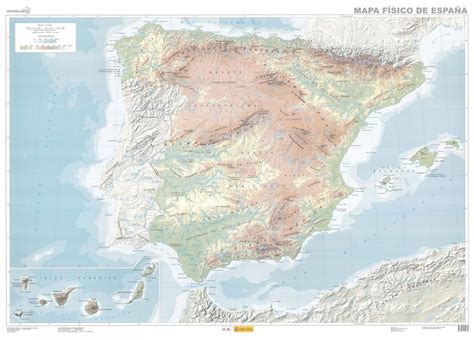 Archivo Espana Mapa Fisico De Espana 1 1 125 000 2012 Mapa 16944 Spa