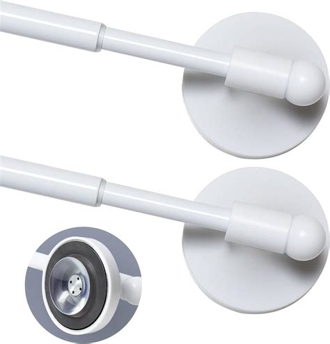 Kenney Multi Use Adjustable Magnetic Rod Satin Nickel