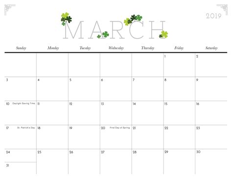 Imoms Printable Calendar