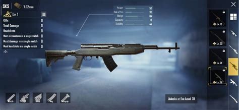 Pubg Mobile Sks Weapon Guide Deadly Dmr With Complete Attachments