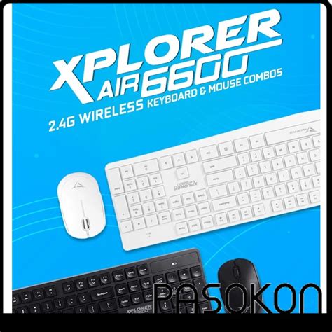 Alcatroz Xplorer Air 6600 Wireless Keyboard And Mouse Combo Shopee Malaysia