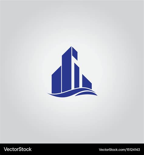 Building construction logo Royalty Free Vector Image