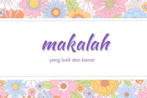 Contoh Makalah Sma Yang Baik Dan Benar Seputar Proposal