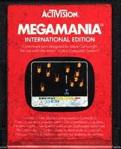 Megamania Atari 2600 Game Retro Vgames