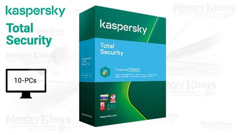 Antivirus Kaspersky Total Security Pc Caja Memory Kings Lo