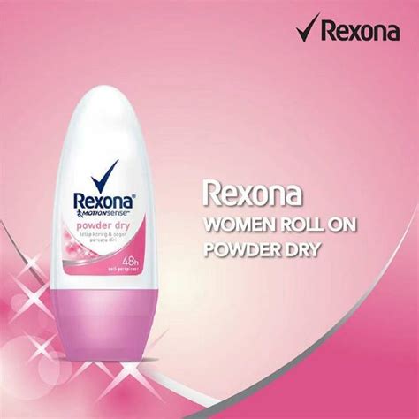 Rexona Women Anti Perspirant Deodorant Roll On Powder Dry 50Ml Lazada