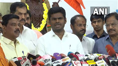 Tamilnadu Erod By Poll Bjp State President K Annamalai Supports E Palaniswami Candidate Amar