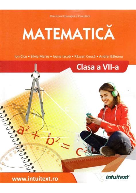 Matematica Manual Pentru Clasa A Vii A Autor Ion Cicu