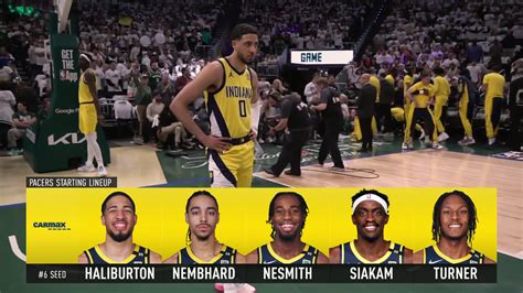 Nba Playoffs 2024 East 1st Round Game 2 23042024 Indiana Pacers Milwaukee Bucks