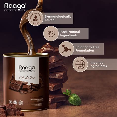 Raaga Professional Liposoluble Wax Dark Chocolate Buy Raaga