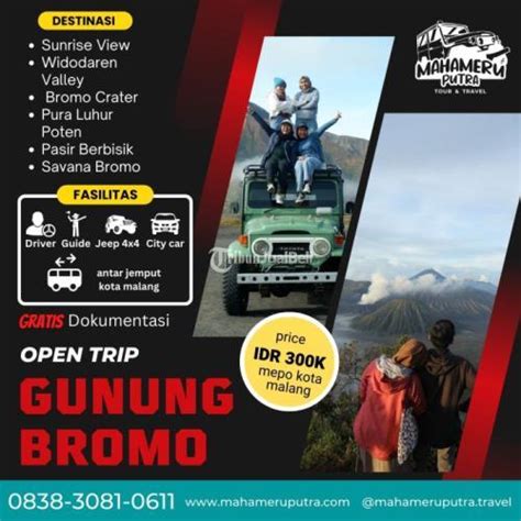 Open Trip Dan Sewa Jeep Bromo Termurah Di Malang Tribun Jualbeli