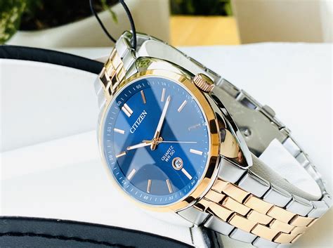 Đồng Hồ Citizen Nam Quartz Wr50 Bi5096 53l Smile Watch