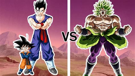 Eza Teq Super Saiyan Gohan Goten Vs Ultimate Red Zone Broly Link