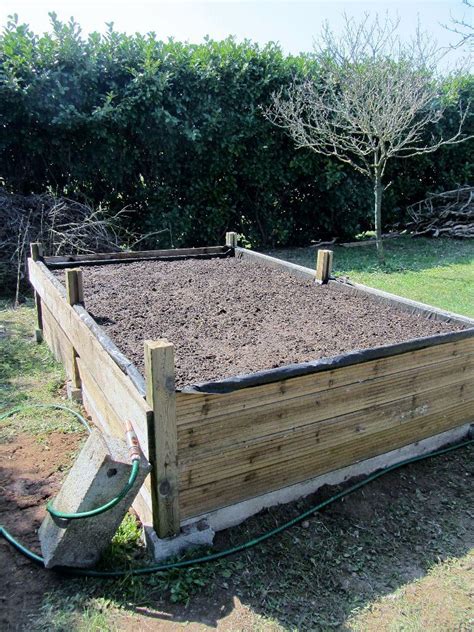 Le Potager Termin Potager Sur Lev Jardin En Hauteur Jardin En Carr