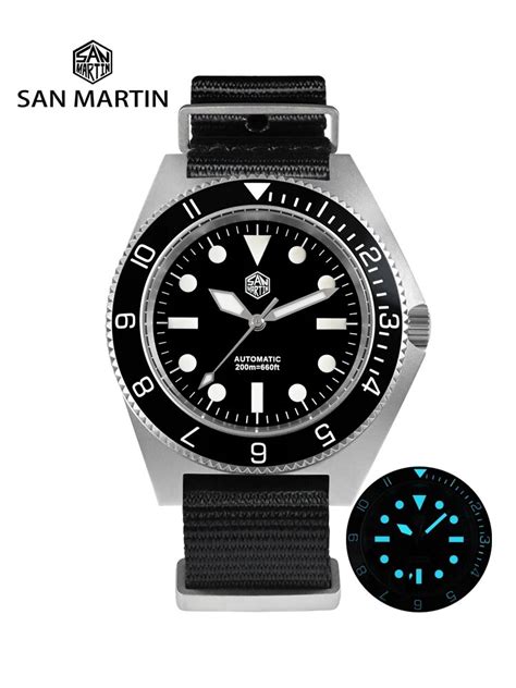 San Martin New 40mm Diving Watch NH35 Automatic Men Mechanical