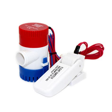 500GPH Dc 12v Mini Boat Bilge Pump With Automatic Float Switch Kayak