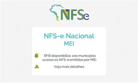 Nfs E Nacional Rfb Disponibiliza A Todos Os Municípios Acesso às Nfs