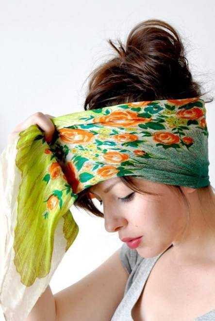 15 Trendy How To Wear Scarves In Hair Headscarves Tie A Scarf Head